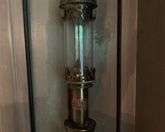 GWR brass oil lamp Great Western Railroad? As is