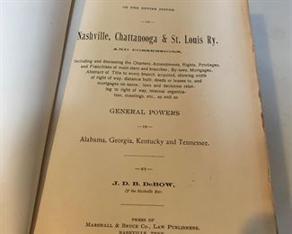 NC&S Railroad Nashville, Chattanooga and Saint Louis