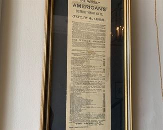 1880s Weekly American newspaper
