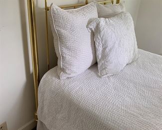 Brass double bed