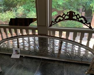 massive window -from over double entry doors