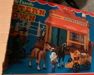 Fisher Price play family Western Town