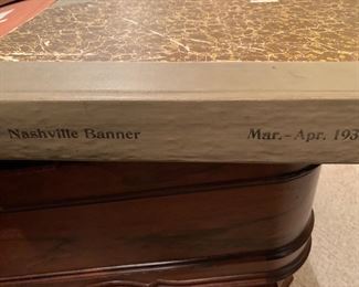 March-April 1938 Nashville Banners