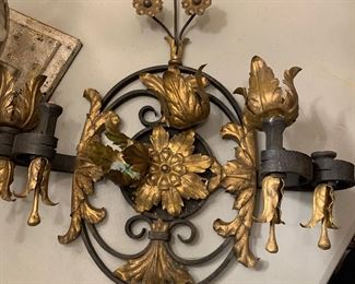 Pair of sconces
