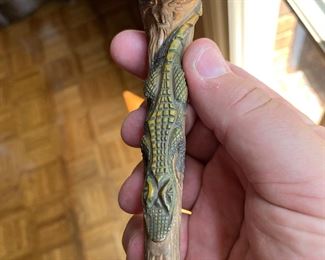 Hand carved smoking pipe