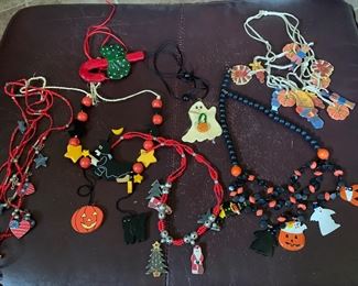 holiday statement necklaces