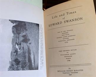 Life and Times of Edward Swanson -rare early Nashville pioneer