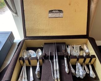 Sterling Silver Alvin flatware Chateau Rose collection