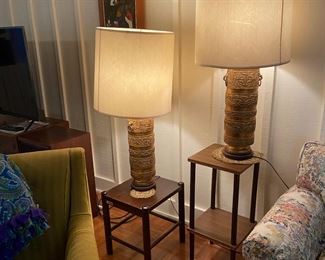 Pair of great vintage table lamps