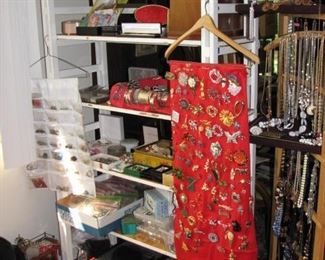 A huge amount of costume jewelry