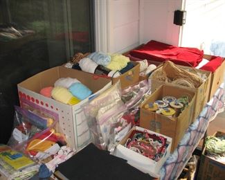 Yarn and crafting items