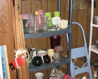 Lots of vases and flower pots