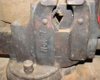 close up of the C. Parker Vise