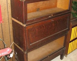 Barrister bookcase with desk