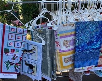 More fabric! Christmas, Beach dogs, Cats, Blue Floral, so many patterns to choose from!