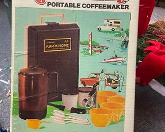 Vintage coffeemaker, unused in box!