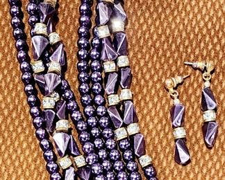 Purple passion meets elegance 