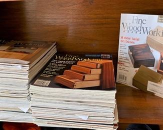 LOTS OF FINE WOOD WORKING MAGAZINES.