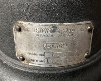ANTIQUE 1920s-30s SCALE BY THE HOWE SCALE CO.