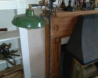 Steampunk floor lamp