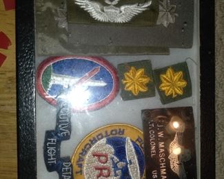 President pesident Kennedys chopper pilot memoribilia