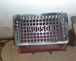 Early barber chair foot rest