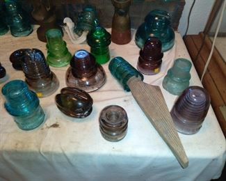 Really rare 1800s insulators ec&m, cal elect works californias, pony express and more