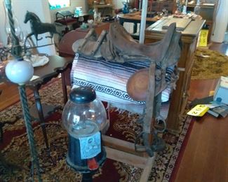 Rare US calvery saddle, from campo home of Buffalo soldiers 
1880 horse weather vane