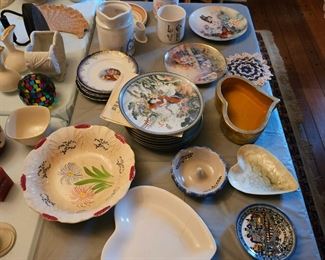 Decorative dishes, Beauties of the Red Mansions plates 8ct, cutes saucers and candle holders