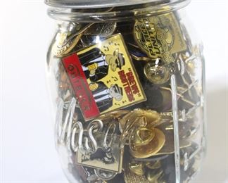 HUGE Lot of Vintage to Newer Enamel, Metal, Sports, Military, Business PINS