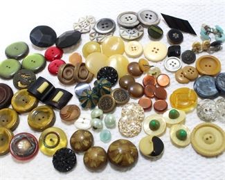 Amazing Collection of Antique Buttons