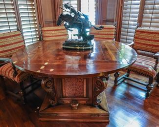 Russian Captains Ship Game Table and Chairs - $10,000