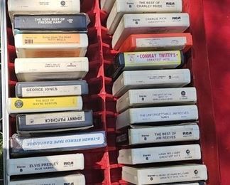 8 track cassettes