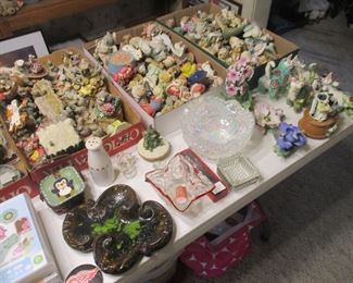 Boxes of knick knacks