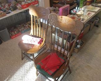 Oak chairs