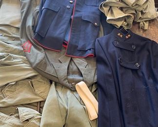 Older Military uniforms 