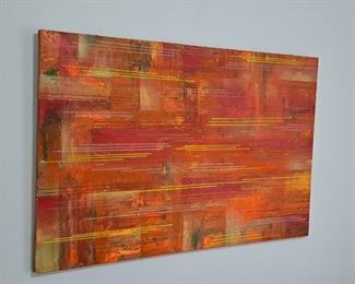 Back to this estate sale.  . All of the wall paintings were done by my clients  Twin brothers. 