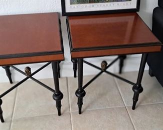 Pair of small side tables $65 for the pair