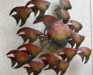 Metal Fish Wall Art 