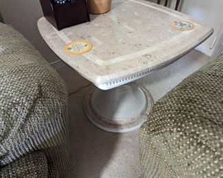 Marble end table