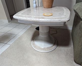 Marble end table