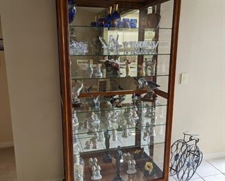 Curio cabinet (items inside not for sale)