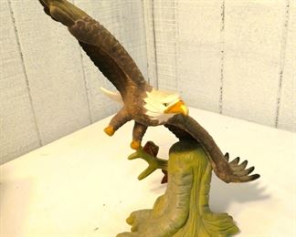 porcelain eagle figure