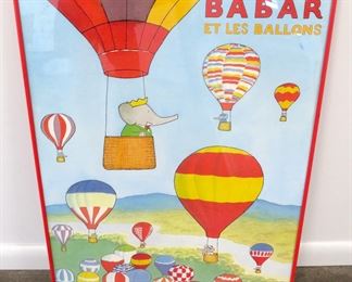 Vintage Babar poster
