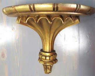 Gold sconce