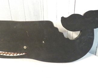 wood carved whale