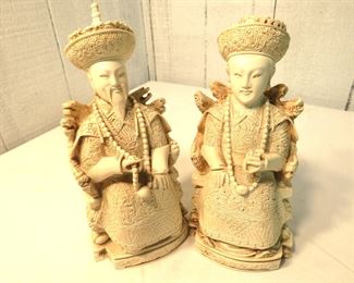Asian pair of Emperor and Emperess