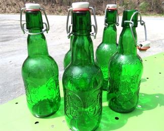 Grolsch bear bottles