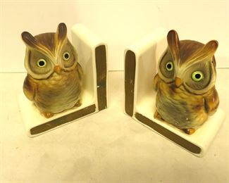Lefton owl bookends