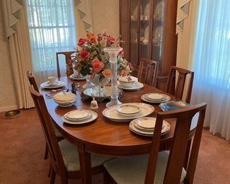 Dining table & 6 chairs by Lenoir